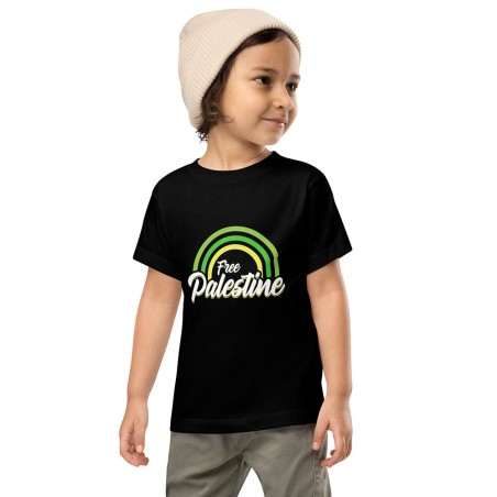 T-shirt unisexo para crianças Free Palestine