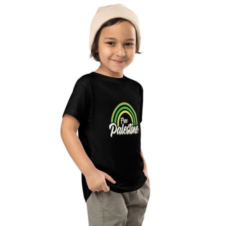 T-shirt unisexo para crianças Free Palestine