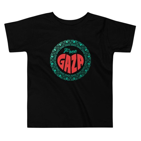 T-shirt unisexo para crianças Free Gaza