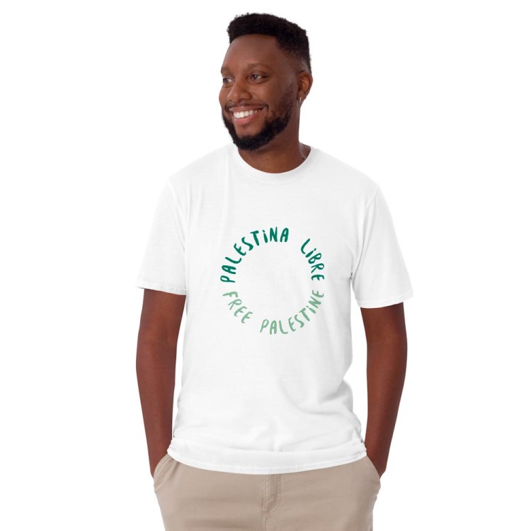Free Palestine + Free Palestine T-shirt unisexe