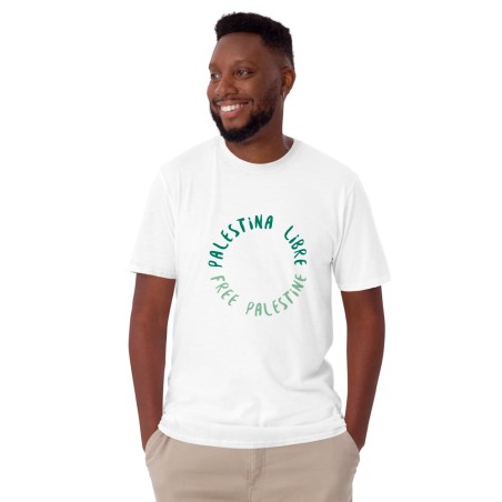Free Palestine + Free Palestine T-shirt unisexe