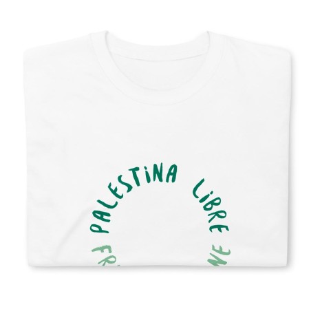Free Palestine + Free Palestine T-shirt unisexe