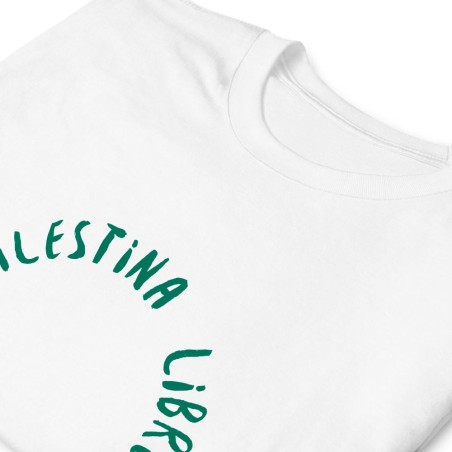 Free Palestine + Free Palestine T-shirt unisexe