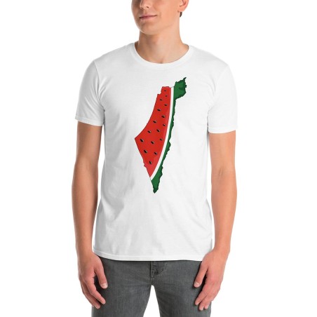 T-shirt Carte de la Palestine Pastèque