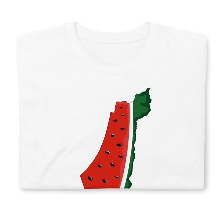T-shirt Carte de la Palestine Pastèque