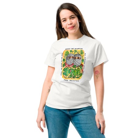 T-shirt Palestina Resiste à Ocupação