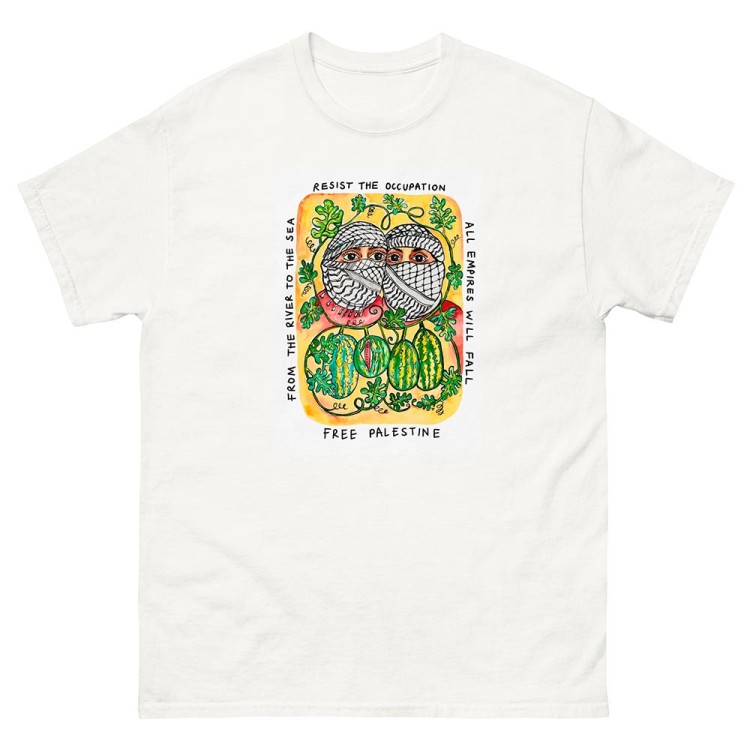 T-shirt Palestina Resiste à Ocupação