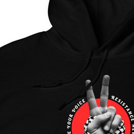 Camisola de malha Palestina Resistance Never Die