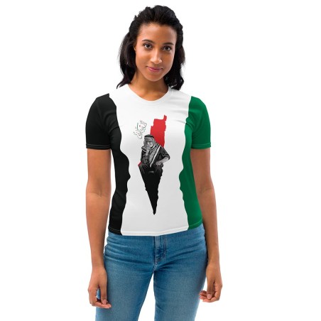 T-shirt para mulher Tradição da Palestina