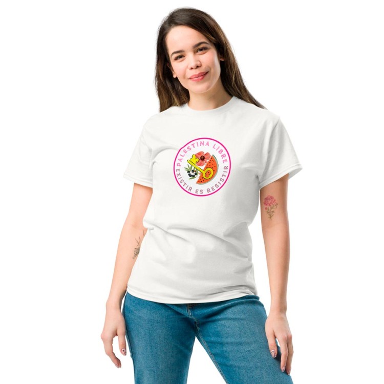 T-shirt de solidariedade com a Palestina Herrera