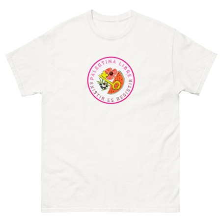 T-shirt de solidariedade com a Palestina Herrera
