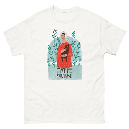 Angela T-shirt de solidarité avec la Palestine