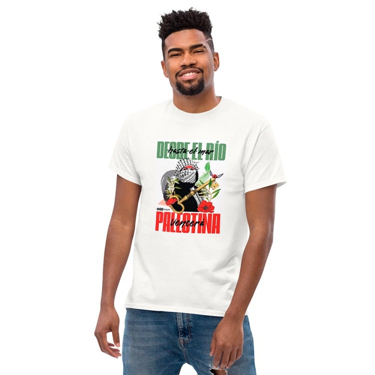 T-shirt Palestine Contraimagen