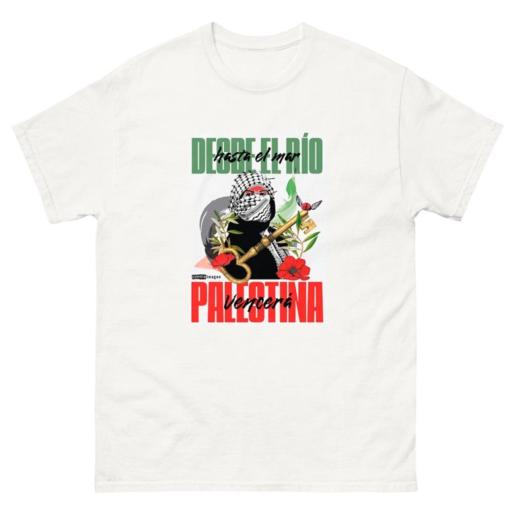 T-shirt Palestine Contraimagen