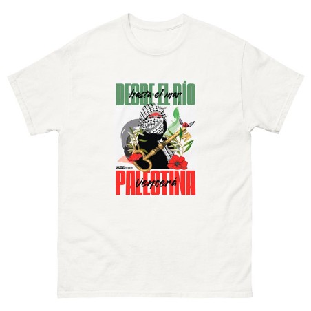 T-shirt Palestine Contraimagen