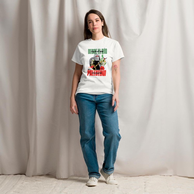 T-shirt Palestine Contraimagen