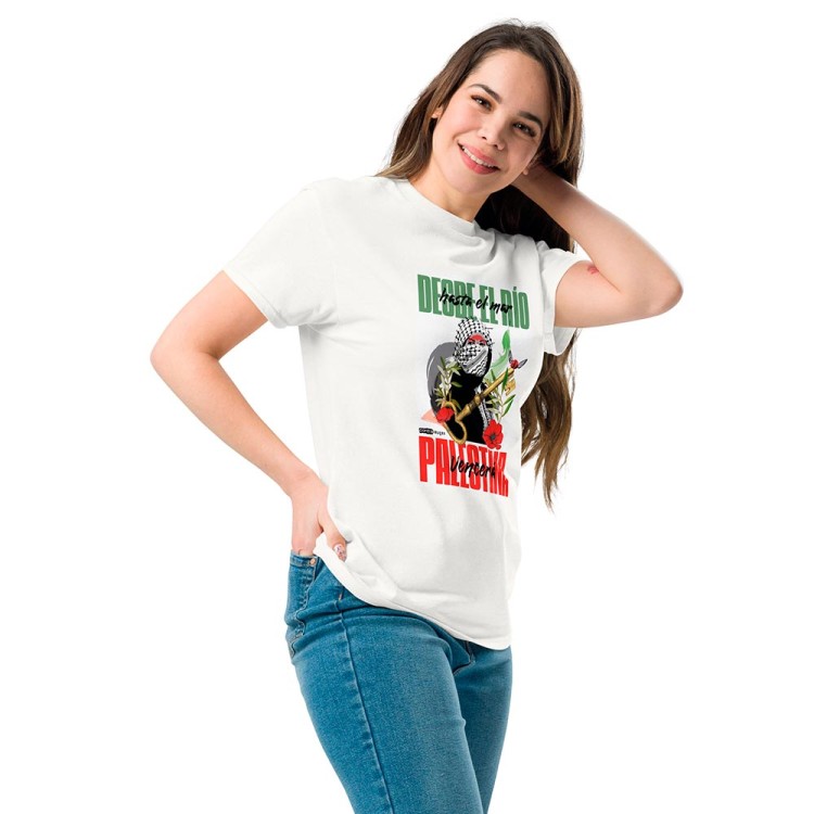 T-shirt Palestine Contraimagen