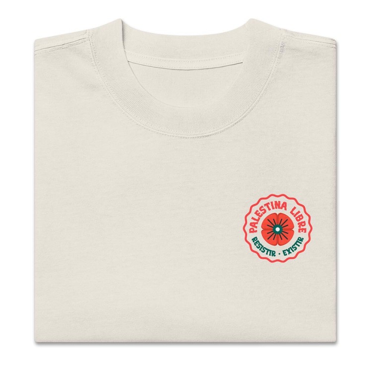 T-shirt surdimensionné Palestine