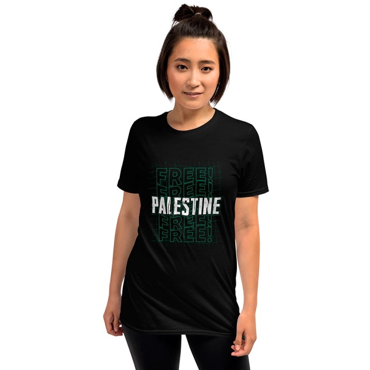 T-shirt feminina Free Palestine