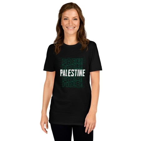 T-shirt feminina Free Palestine