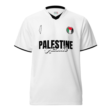 Camisola de futebol da Palestina Branca