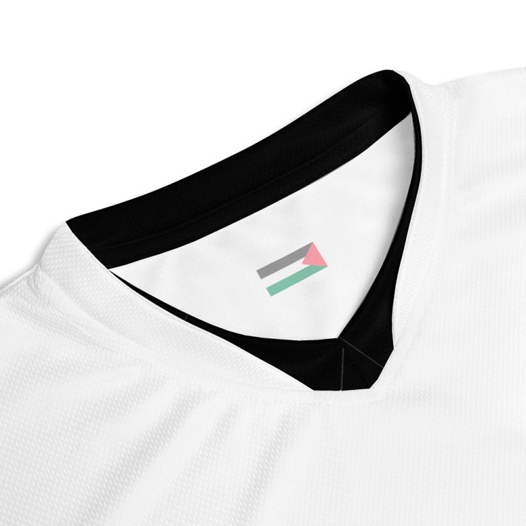 Camisola de futebol da Palestina Branca