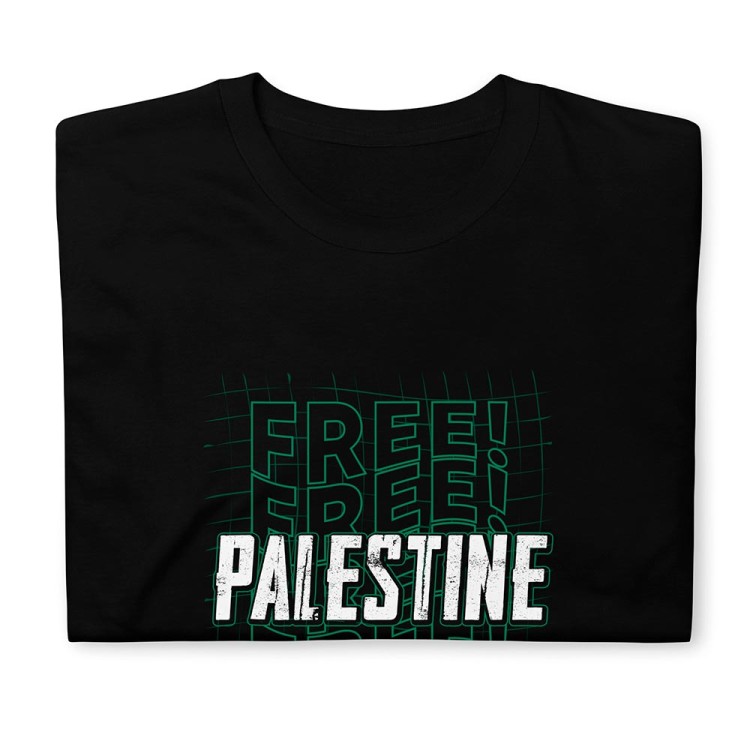 T-shirt feminina Free Palestine
