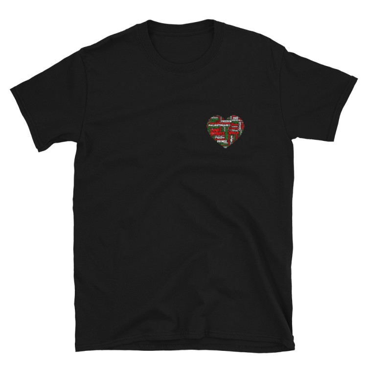 T-shirt unisexo Love Palestine 2