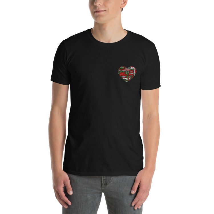 T-shirt unisexo Love Palestine 2