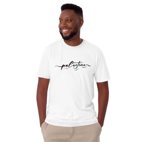 T-shirt de manga curta unisexo Palestina