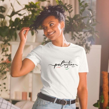 T-shirt de manga curta unisexo Palestina