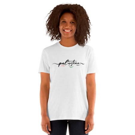 T-shirt de manga curta unisexo Palestina