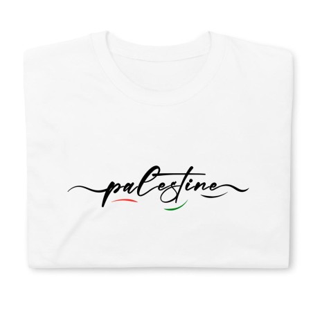 T-shirt de manga curta unisexo Palestina
