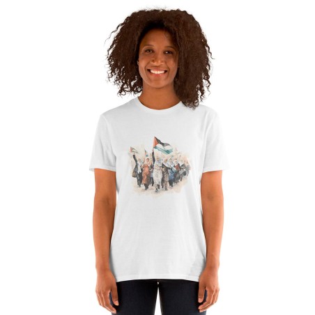 T-shirt de mulher palestiniana