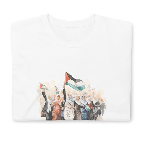 T-shirt de mulher palestiniana