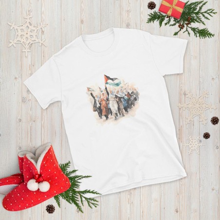 T-shirt de mulher palestiniana