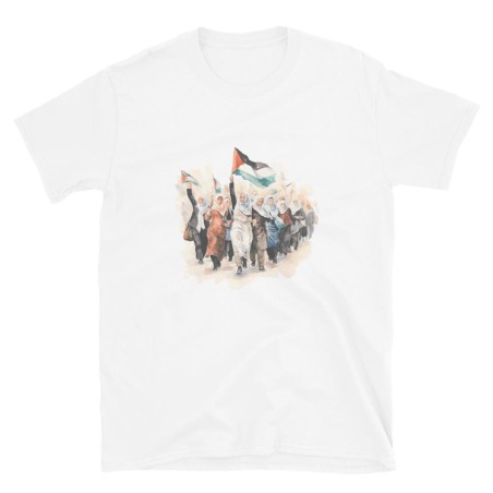 T-shirt de mulher palestiniana