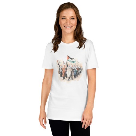 T-shirt de mulher palestiniana