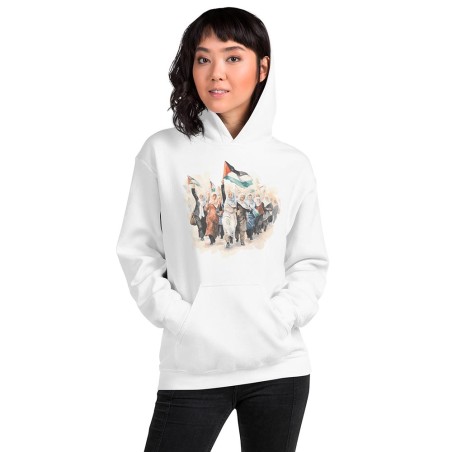 Sweatshirt with Palestinian women
