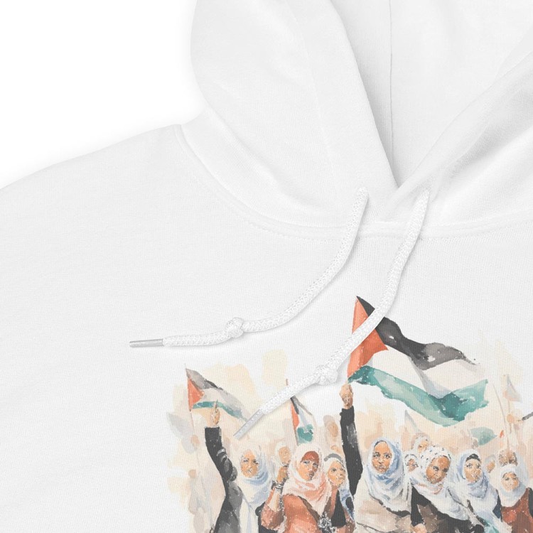 Sweatshirt with Palestinian women